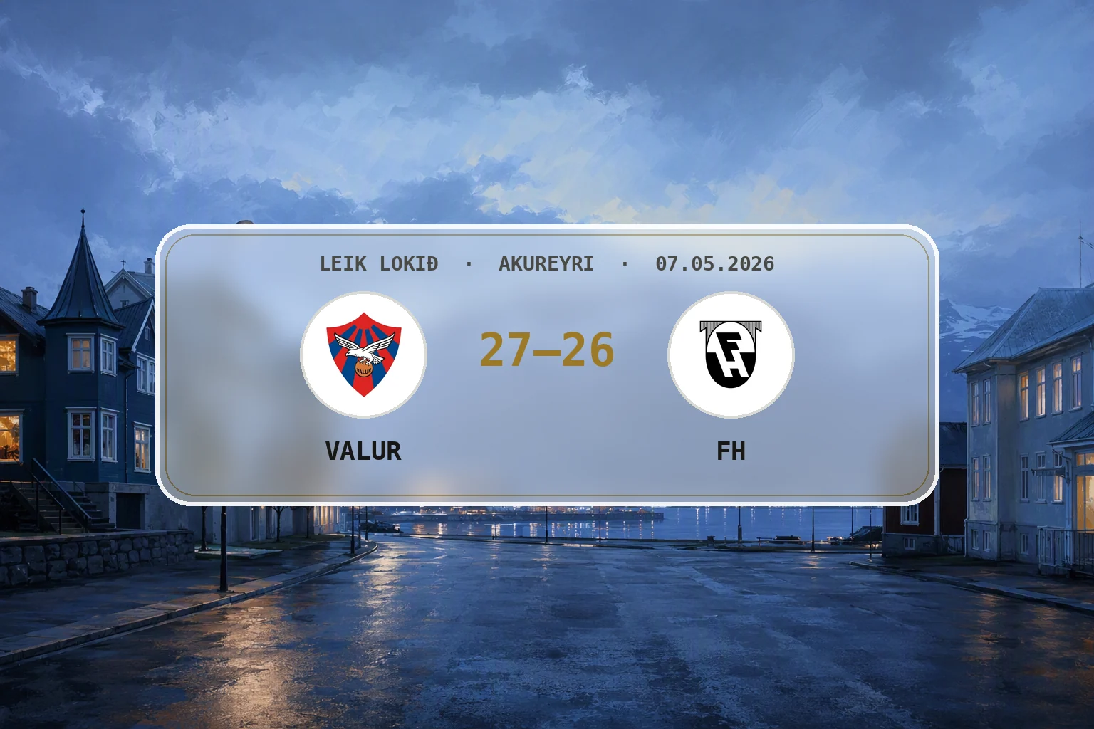 Rólegt kvöld við Hlíðarenda eftir oddaleik Vals og FH.