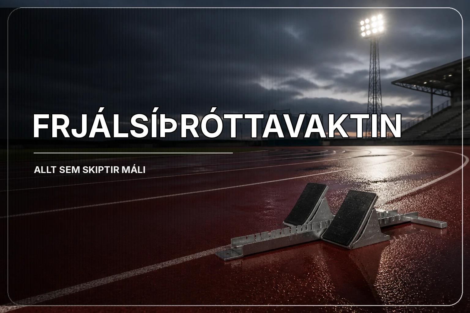 FH-frjálsíþróttafólk á keppnisvelli þar sem kringlukast og liðsheild eru í forgrunni.