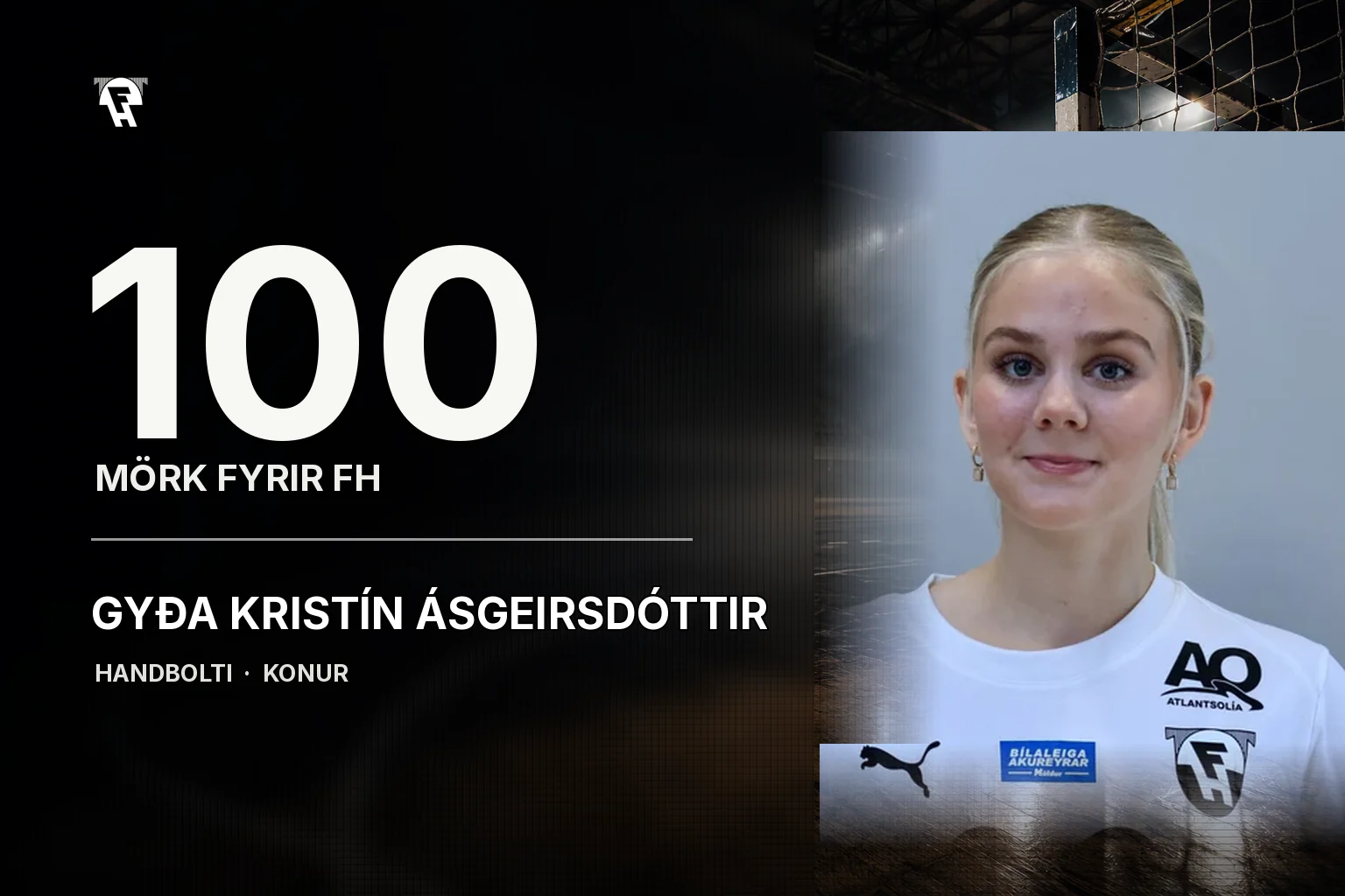 Gyða Kristín Ásgeirsdóttir fagnar glæsilegum áfanga með FH.