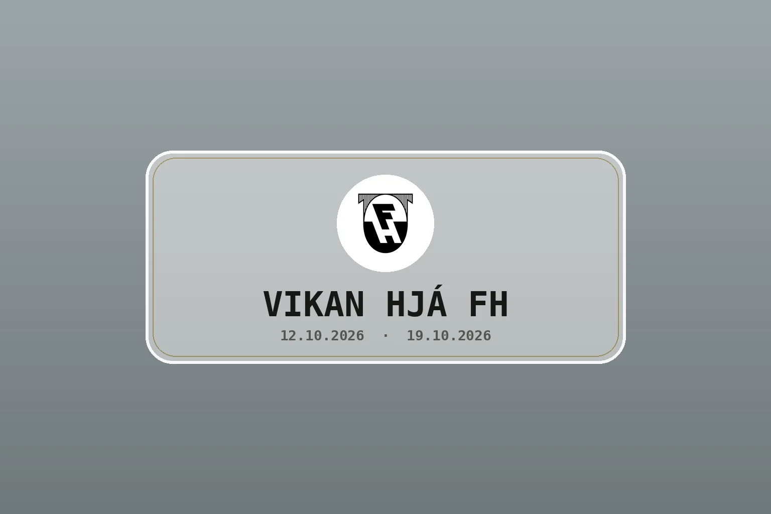 Rólegt haustveður við Kaplakrika í Hafnarfirði.